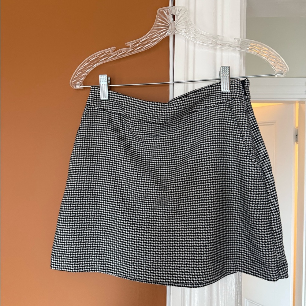 Abercrombie & Fitch Houndstooth Mini Skirt